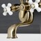 Kingston Brass Wall Mount Clawfoot Tub Faucet with Hand Shower, Antique Brass KS226PXAB - alternate 6